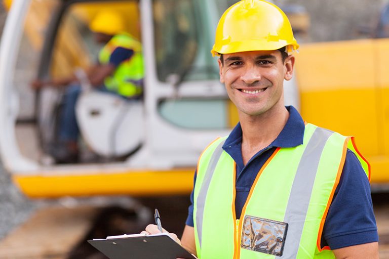 Supervisor on Construction Site