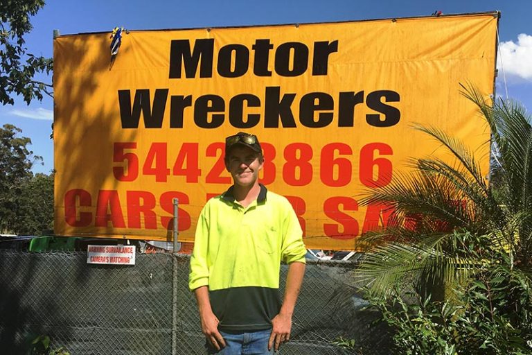 Mitch Morgan from Eumundi Noosa Auto Wreckers