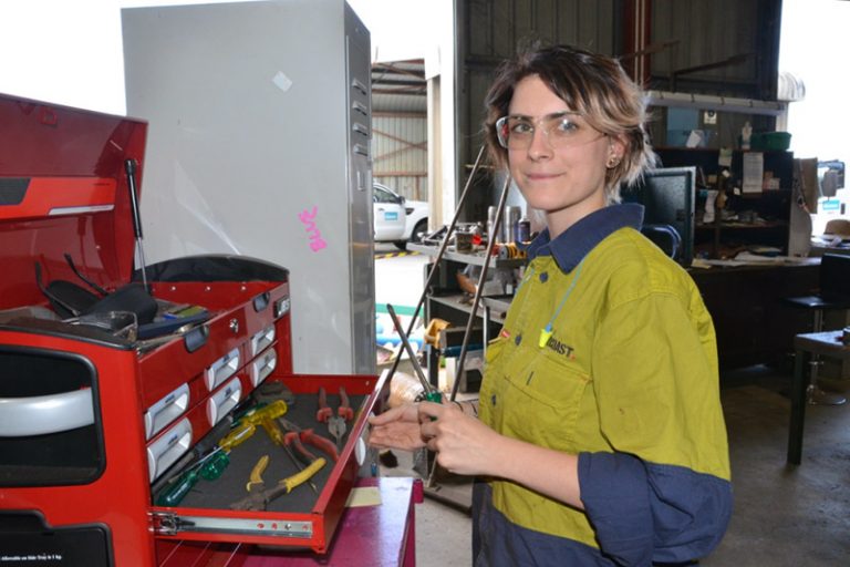 Anika Fritze-Shanks - Mechanical Apprentice at City of Gold Coast