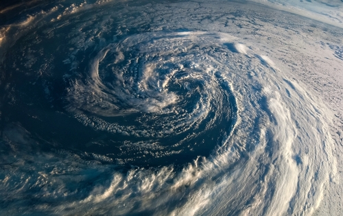 Picture of cyclone forming